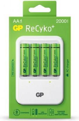GP Batteries Caricabatterie Recyko (4 pz., AA, 2000 mAh)