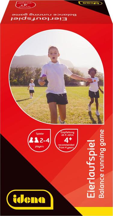 Produktbild Idena Eierlaufspiel mit "Eigelb"-Sandsäckchen (2 - 4 Spieler)