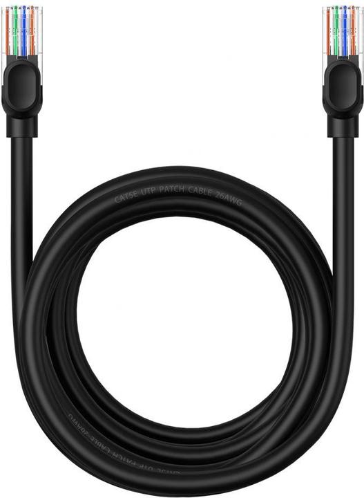 Image du produit Baseus Câble réseau Ethernet CAT5, 5m (noir) (PVC, CAT5, 5 m)