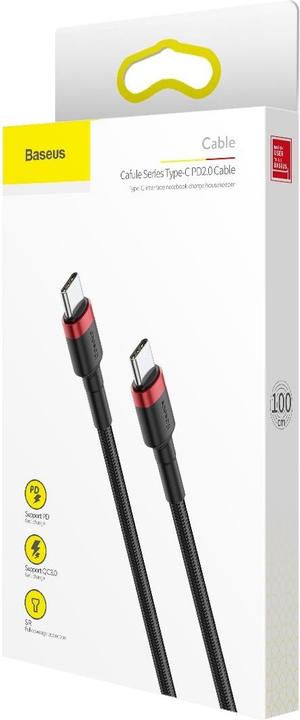 Produktbild Baseus USB C – USB C (1 m, USB 2.0, 60 W)