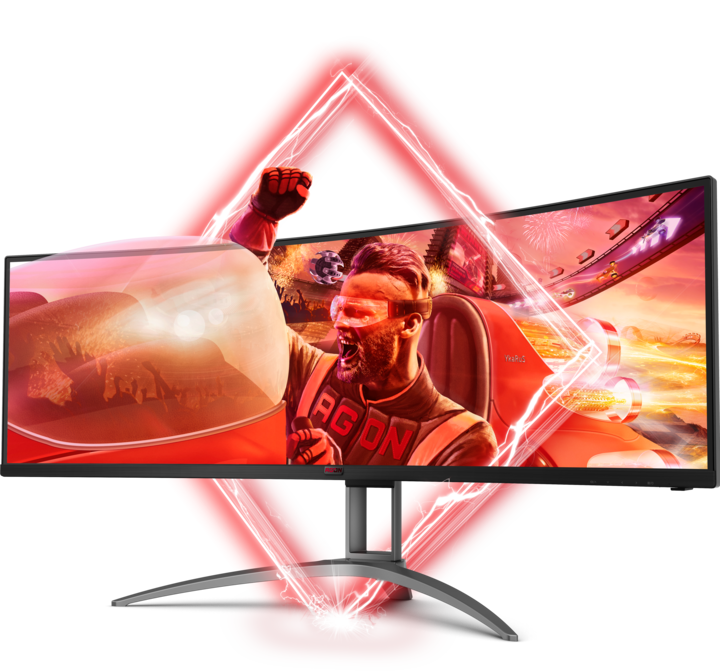 Actual product image AOC Agon AG493UCX2 (5120 x 1440 pixels, 48.80")