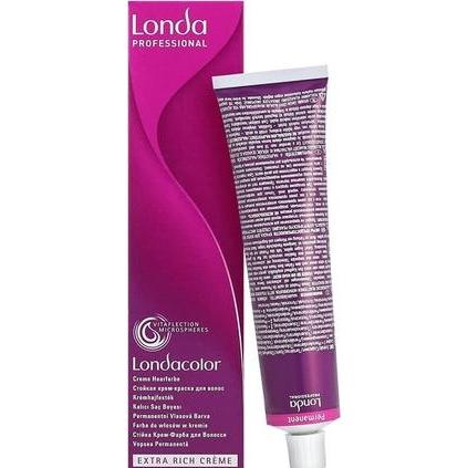 Londa, Haarfarbe, Professional - Permanent Color Extra Rich Creme - Permanent cream hair color 7/71 Mediumond (7, 71 Med...