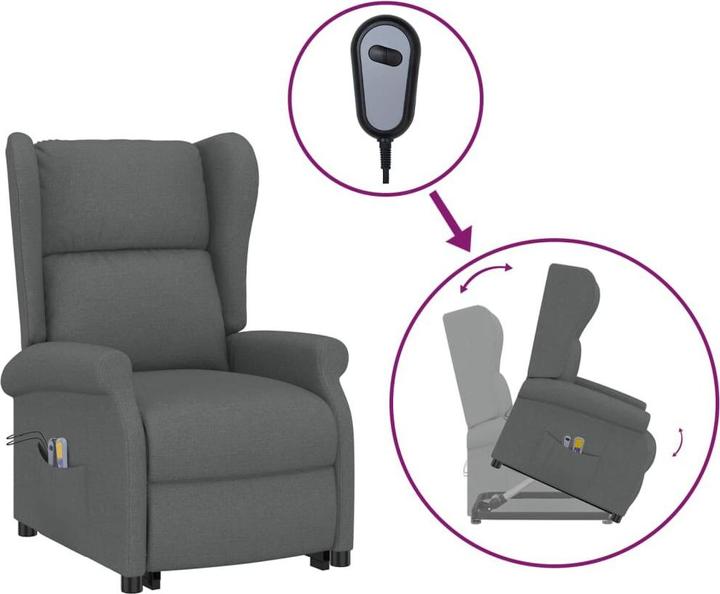 Actual product image vidaXL Elektrischer Massagestuhl