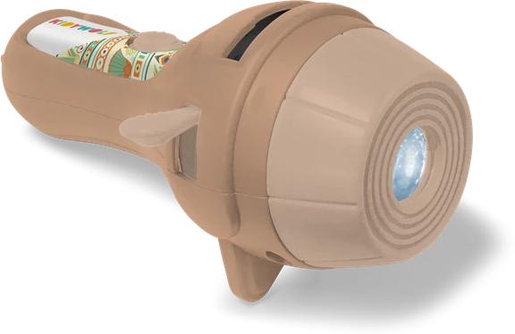 Actual product image Kidywolf Projector torch brown incl. 3 screens (19 cm)