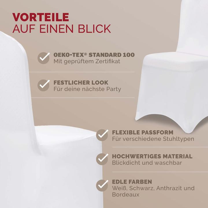 Produktbild Detex Stuhlhussen 6er Set