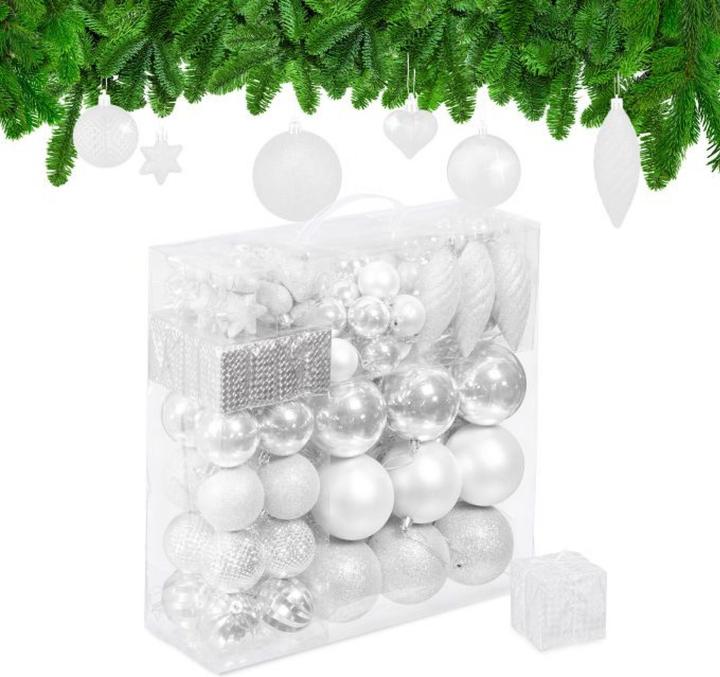 Image du produit Relaxdays 110x boules-de-Noël (110 -pièce)