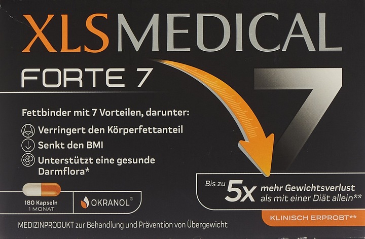 Actual product image XLS Medical Forte 7 (180 Piece, Capsules, 167 g)