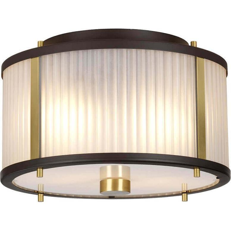 Thumbnail - Elstead Lighting, Pendelleuchte, Corona Hängeleuchte E27 2-fach Museumsbronze dunkelbraun lackiert, altmessing (E27)
