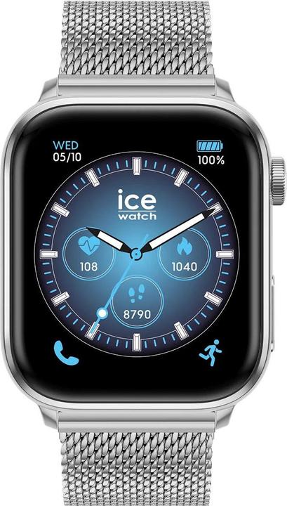 Produktbild ICE Watch Ice Smart 3.0 Rectangular 1.78 Silver Milanese