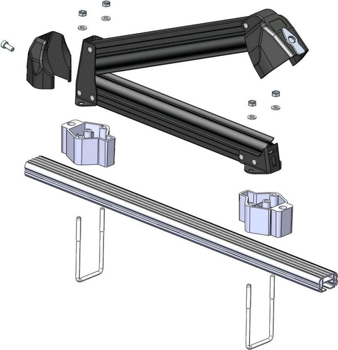 Actual product image Fabbri Aluminium spacer