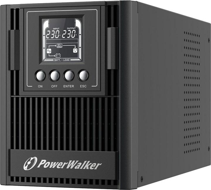 Image du produit Powerwalker POWER WALKER USV ONLINE VFI 1000 BEI FR 3X FR OUT, USB / RS-232, LCD, EPA (900 W, Double convertisseur en ligne Onduleur)
