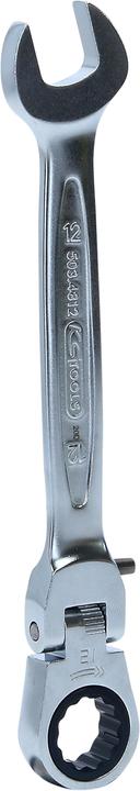 Actual product image KS Tools GEARplus joint ratchet ring open end wrench lockable (12 mm)