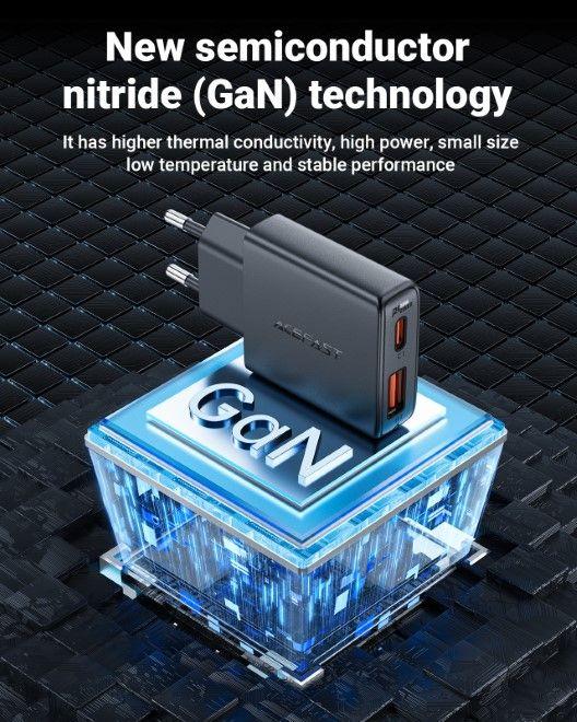 Actual product image Acefast Wall charger (30 W, 2 ports)