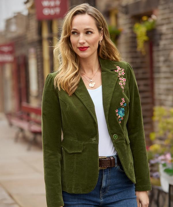 Actual product image Joe Browns Embroidered Corduroy Jacket (46)