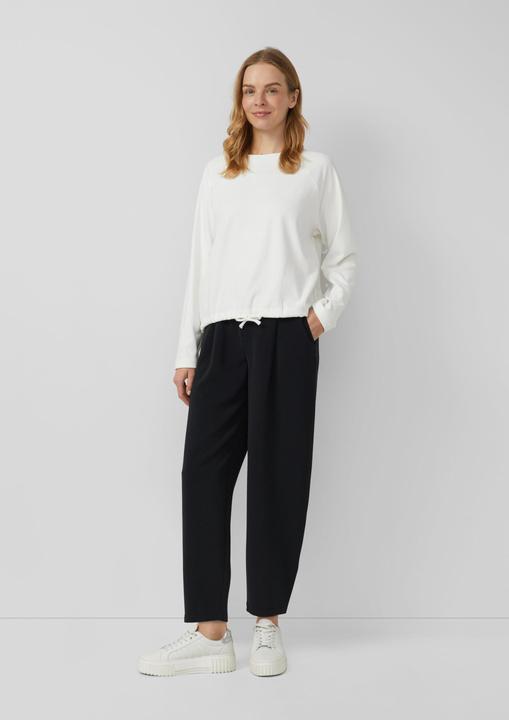 Produktbild s.Oliver Sweatshirt Weiches Sweatshirt mit Bindedetail (46)