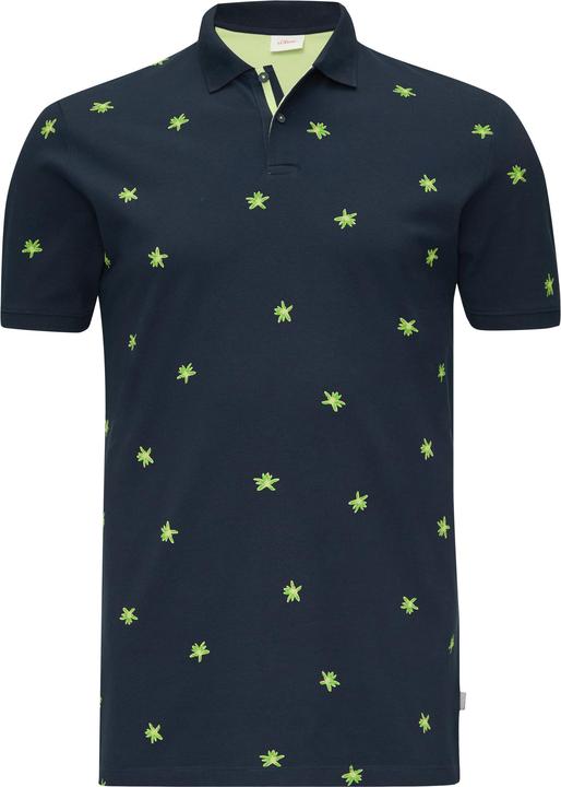Immagine prodotto S.Oliver Polo-Shirt Poloshirt mit All-over-Print (XXL)