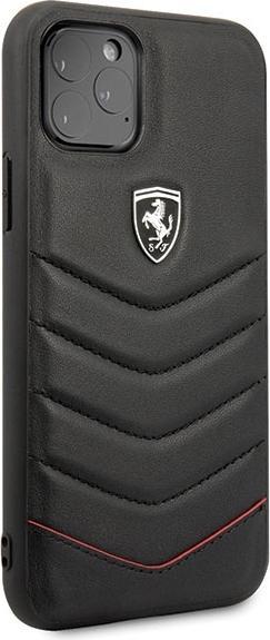 Actual product image Ferrari Electronic Heritage Quilted - Apple iPhone 11 Pro Leather Hard Cover Mobile Phone Case Protective Cover (Apple iPhone 11 Pro)