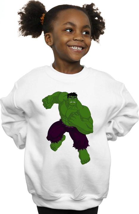 Image du produit - Sweat HULK POSE - Fille (152, 158)