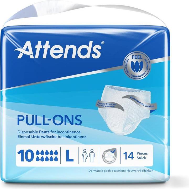 Image du produit Attends Pull Ons 10 pant (14 x, Large)