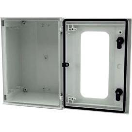 Rs Pro GF Polyester Wandgehäuse Hellgrau IP66, HxBxT 400 mm x 300 mm x 200mm (Gehäuse), Elektronikzubehör + Gehäuse, Gra...