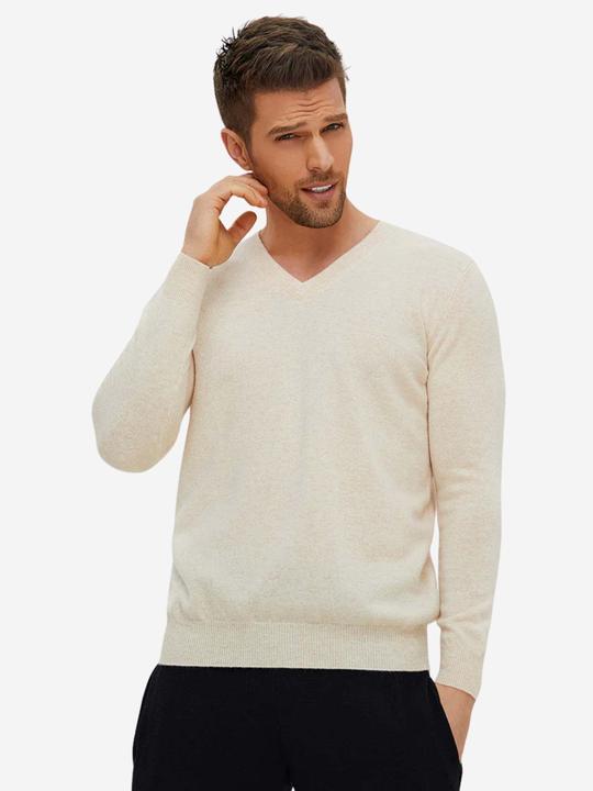 Image du produit Bellemere Sweater Solid V-Neck Merino Sweater (XL)