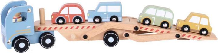 Actual product image Little Dutch Wood car transporter