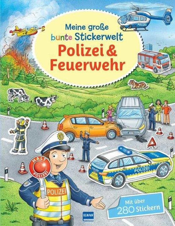 Produktbild Meine grosse bunte Stickerwelt – Polizei und Feuerwehr