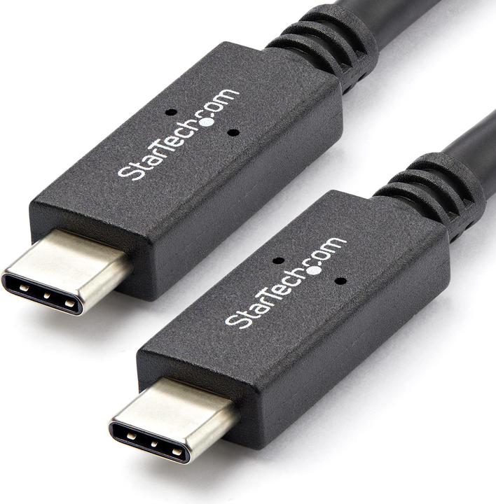 Image du produit StarTech Câble USB-C avec Power Delivery (5A) - St/St - 1m - USB 3.1 (10Gbit/s) - Certifié (1 m, 100 W)