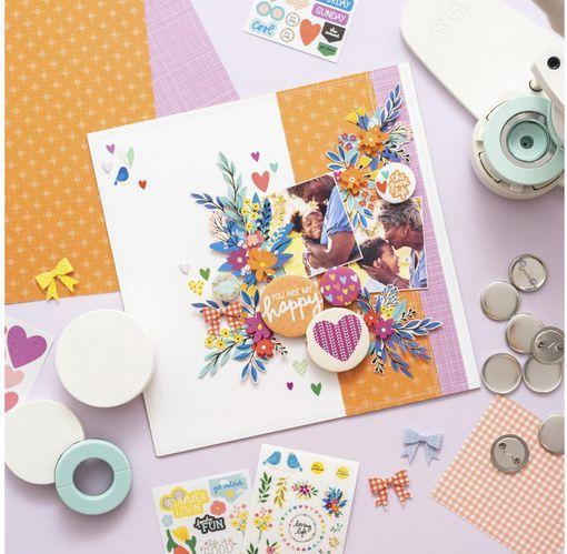Actual product image We R Memory Keepers Button press