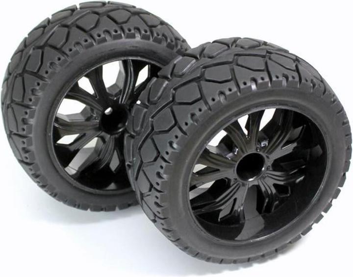 Image du produit Absima 1:10 Roue complète de Buggy Tarmac forward 5 branches noire 1 paire