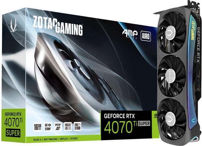Produktbild Zotac GeForce RTX 4070 Ti SUPER AMP AIRO (16 GB)