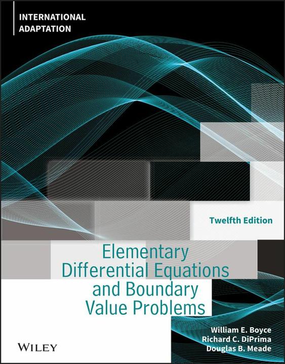 Immagine prodotto Elementary Differential Equations and Boundary Value Problems (Inglese, Douglas B. Meade, Richard C. DiPrima, William E. Boyce, 2022)