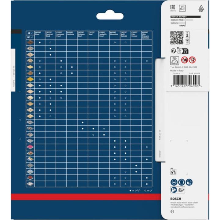 Productafbeelding Bosch Professional Zubehör Cirkelzaagblad Expert voor Fibe