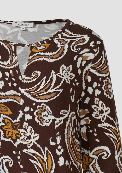 Immagine prodotto s.Oliver T-Shirt Gemusterte Bluse im Relaxed Fit (34)