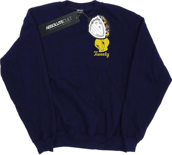 Actual product image Looney Tunes Mens Tweety Pie Head Sweatshirt (3XL)
