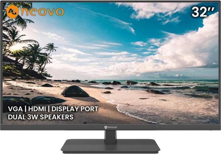 Produktbild AG neovo MONITOR 32 HDMI DP VGA PRACA 24/7 VA-3201 (1920 x 1080 Pixel, 31.50")