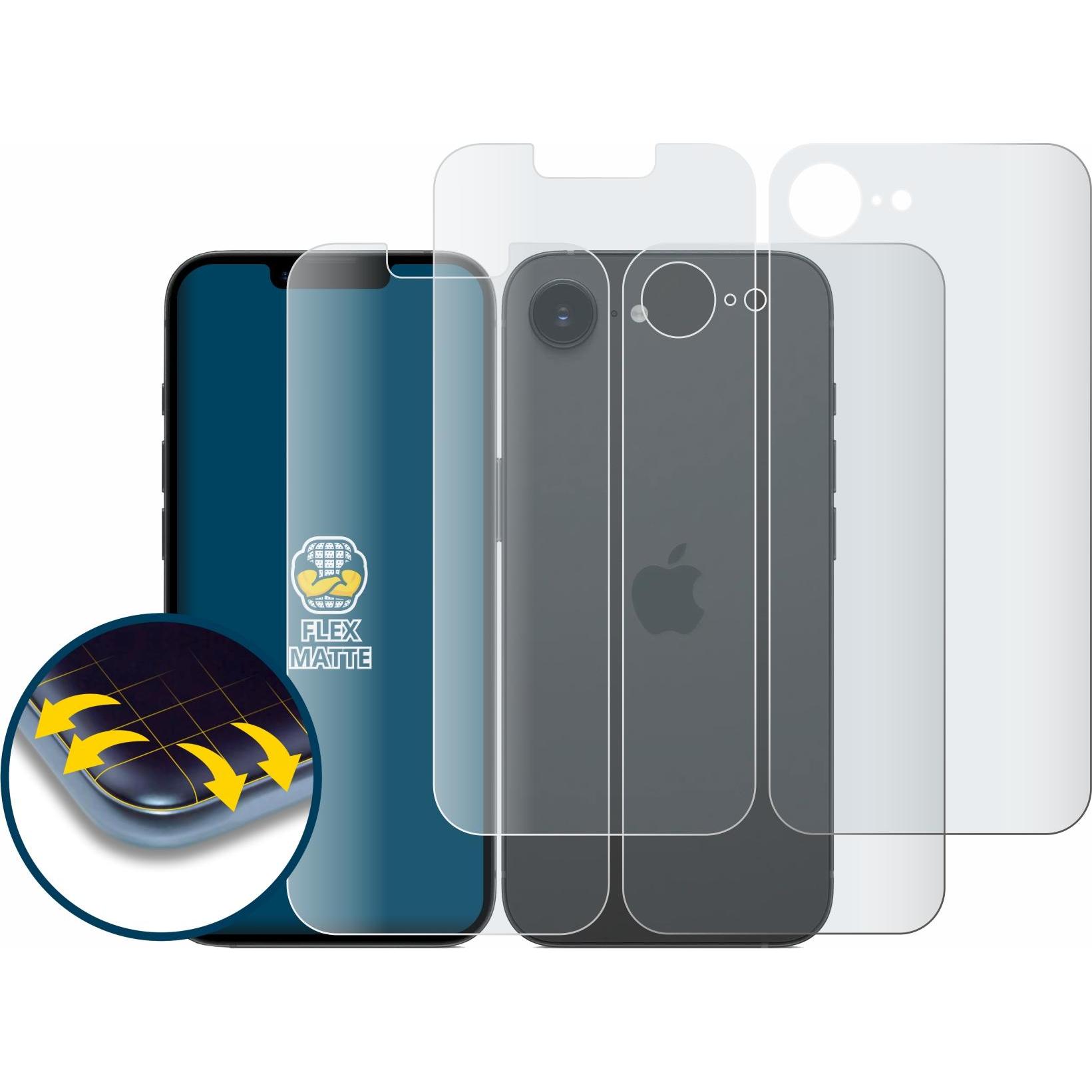 Thumbnail - BROTECT Fullscreen Schutzfolie Displayschutz Folie Matt Entspiegelungsfolie (2 Stück, Apple iPhone 16e), Smartphone Schu...