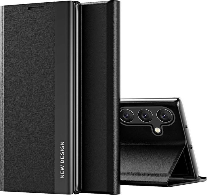 Actual product image Hurtel Back panel cover Sleep Case Pro Cover with Flip and Stand for Samsung Galaxy A56 - Black (Samsung Galaxy A56)