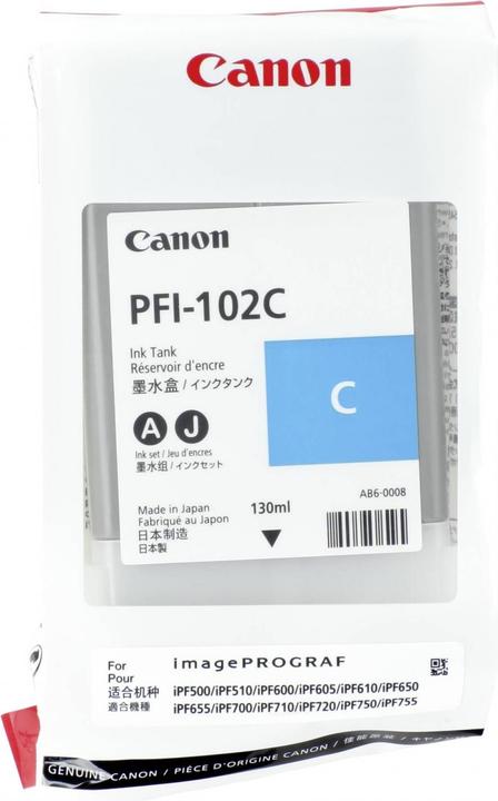 Image du produit Canon Pfi-102c (C)
