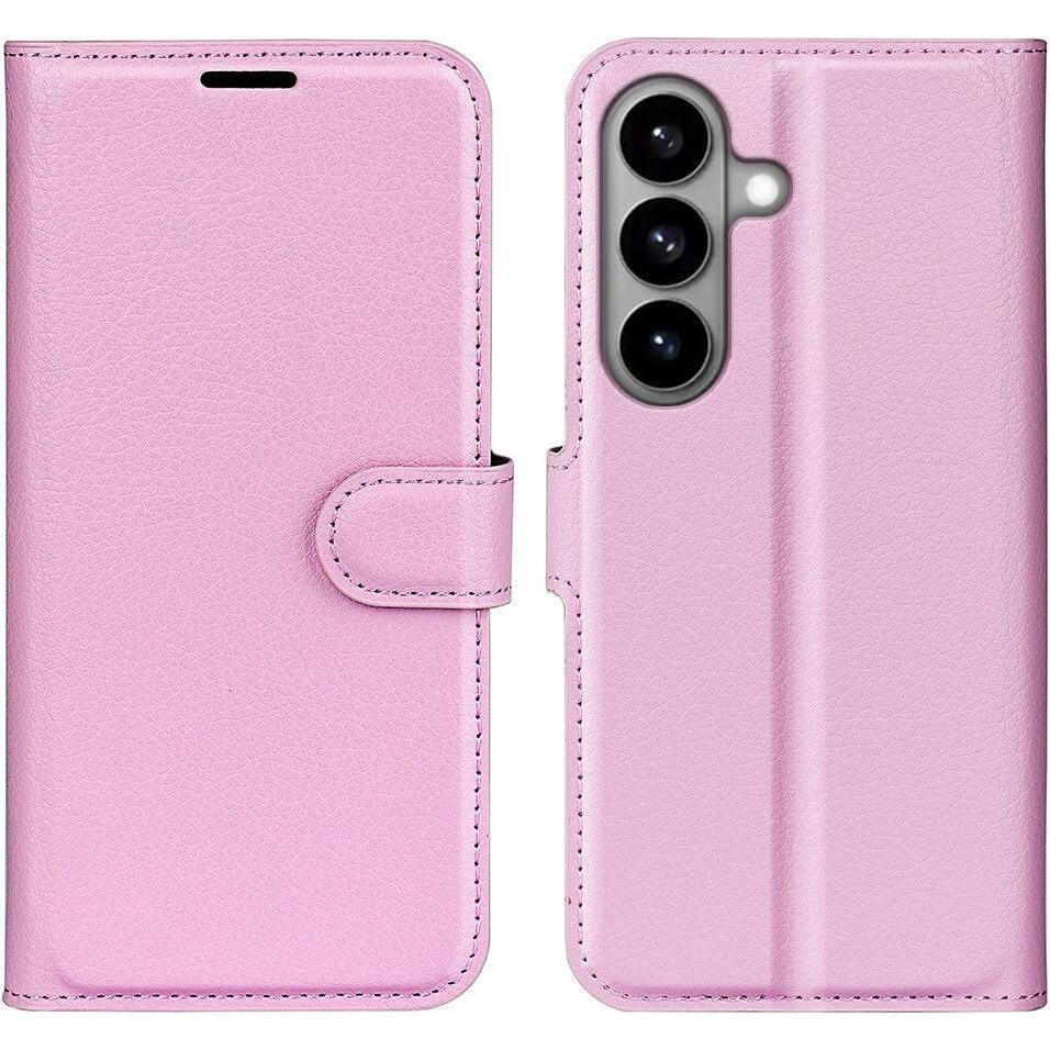 Cover-Discount Galaxy S26 - Leder Etui Hülle (Samsung Galaxy S26), Cover smartphone, Rosa