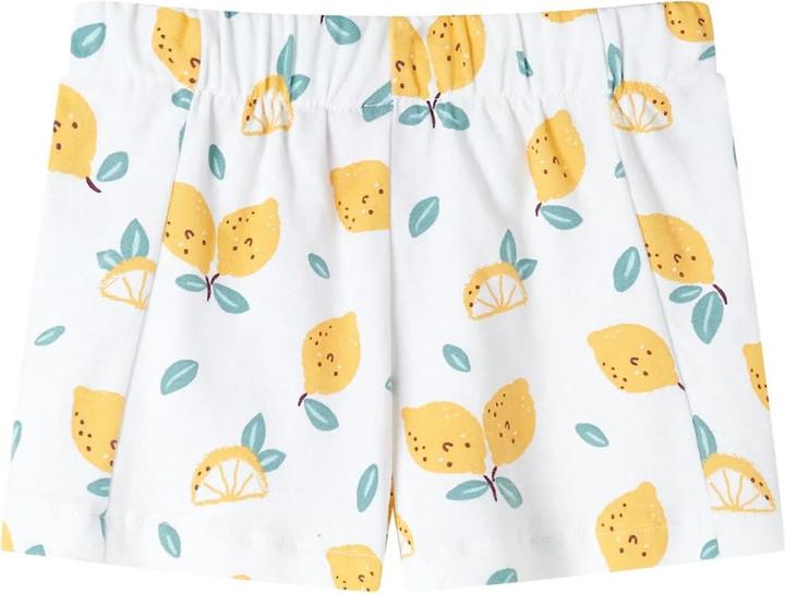Actual product image vidaXL Children's shorts Ecru 92,Material: 100 % cotton,Colour (92)