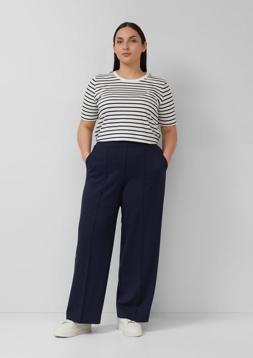 Immagine prodotto s.Oliver Hose Wide Leg Interlock-Hose mit Biesen (44)