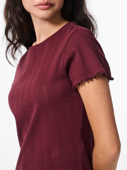 Actual product image Pieces Pcmarie Ss O-Neck Poin Top Jrs Noos Bc (L)