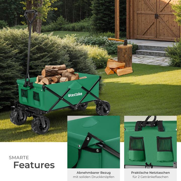 Produktbild tectake Faltbarer Bollerwagen