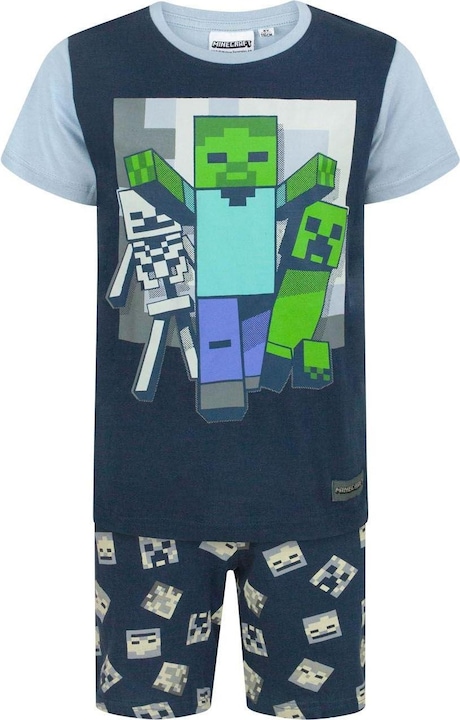 Actual product image Minecraft Boys Undead Short Pyjama Set (128)