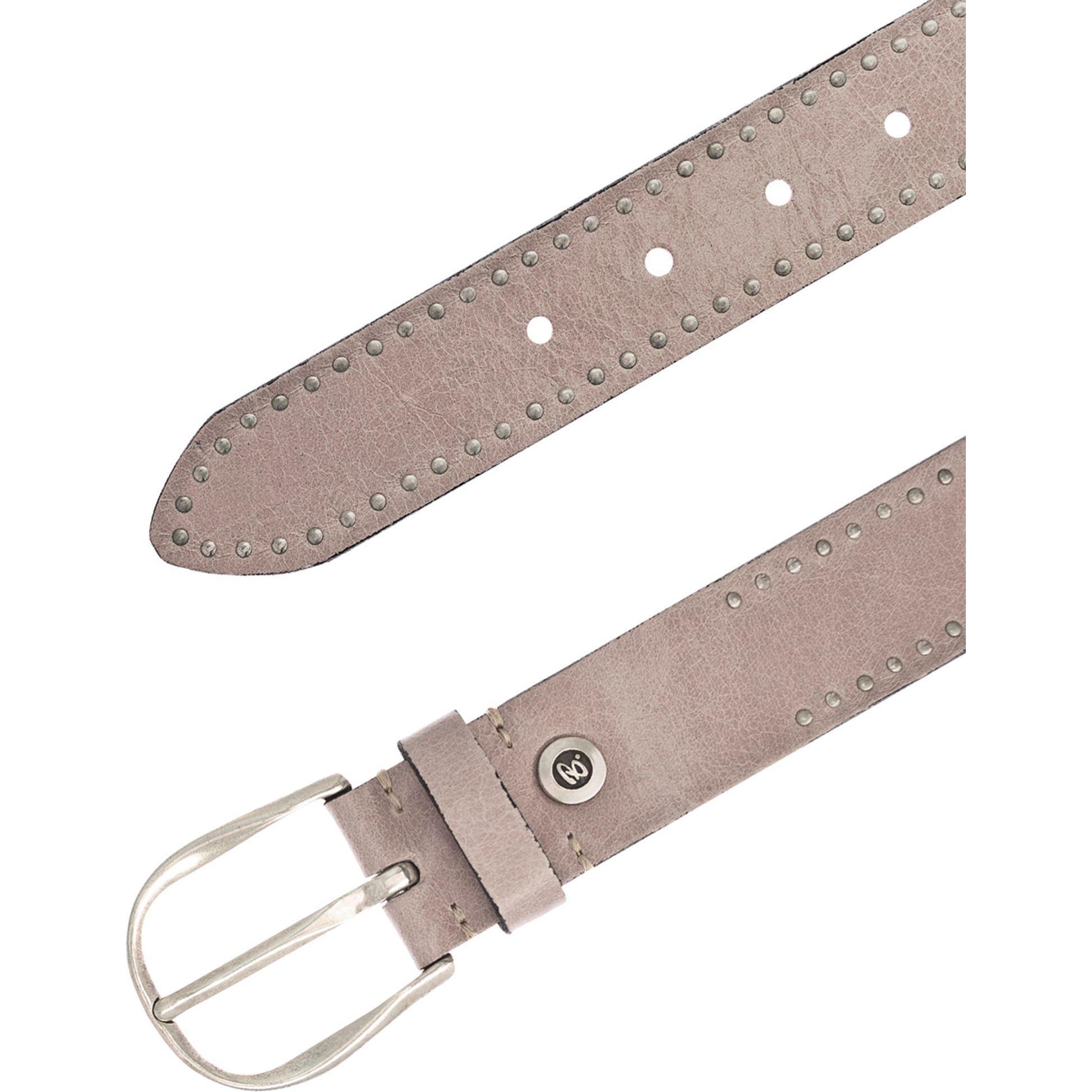 Thumbnail - B.Belt, Damen, Gürtel, Nietengürtel Leder, Rosa, (95)