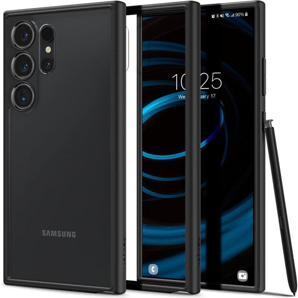 Spigen Ultra Hybrid (Samsung Galaxy S24 Ultra), Smartphone Hülle, Schwarz