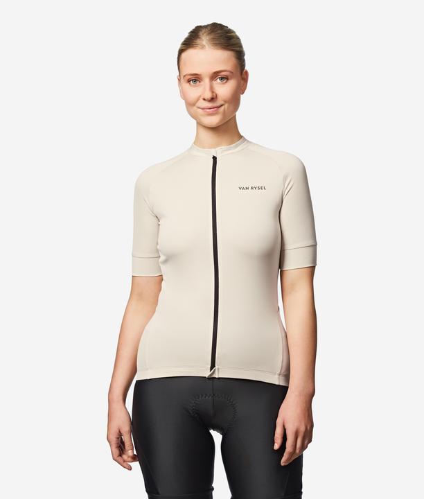 Image du produit Van rysel Maillot vélo route manches courtes été regular femme - beige (XL)