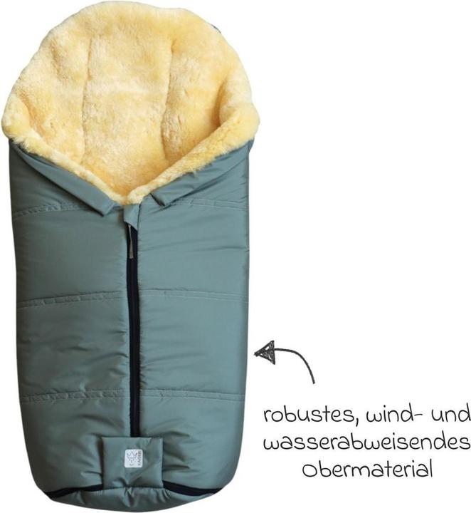 Image du produit Kaiser Baby Kaiser Lammfell Fusssack Iglu 2.0, salbei green/grey