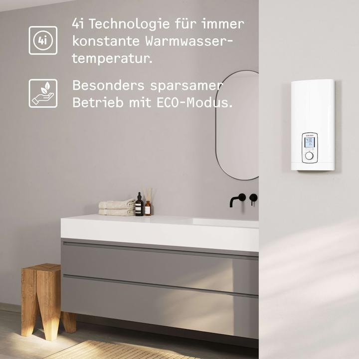 Actual product image Stiebel Eltron DHE 27 kW Fully electronic instantaneous water heater, always accurate to the degree thanks to 4i